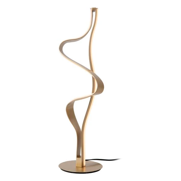 Lucide Premium LAMBADA - Lampe de table - LED Dim. - 1x19W 2700K - Or Mat / Laiton - détail 1